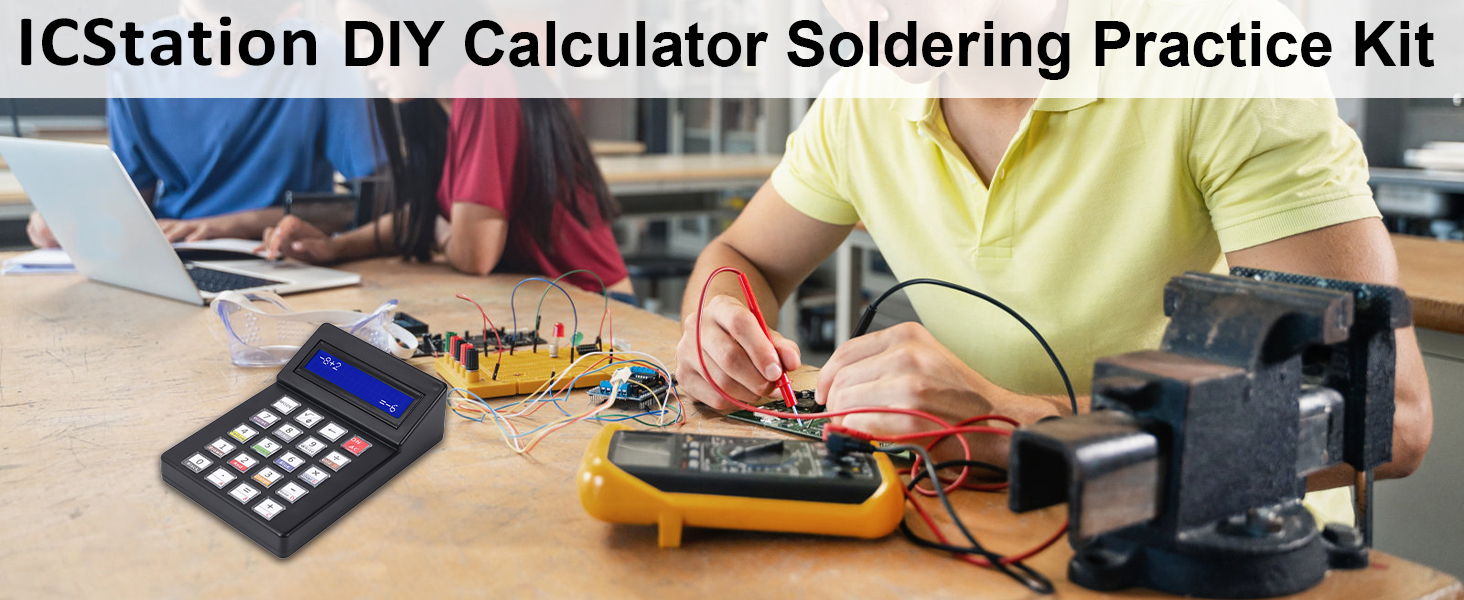 DIY Calculator Kit Arithmetic Color Ring Resistance Calculator